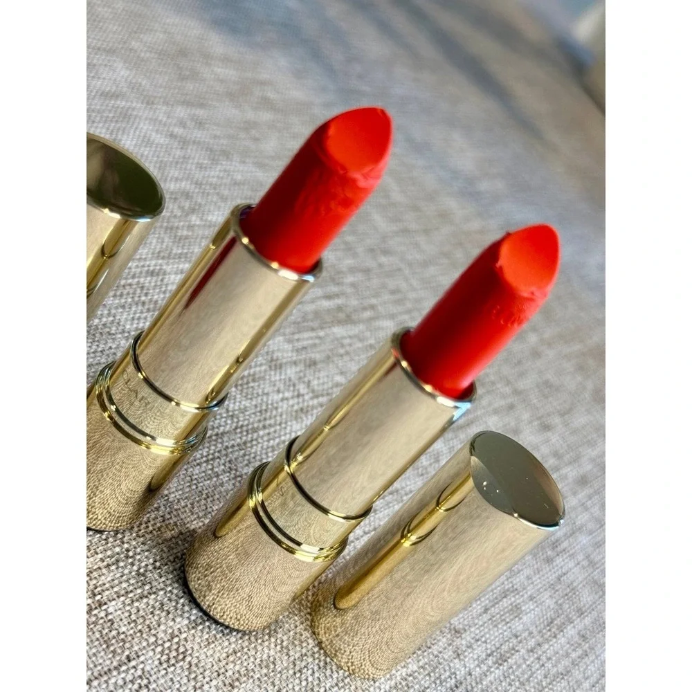 2 NEW Clarins Joli Rouge Velvet Lipstick 761V Spicy Chili Matte Full Size